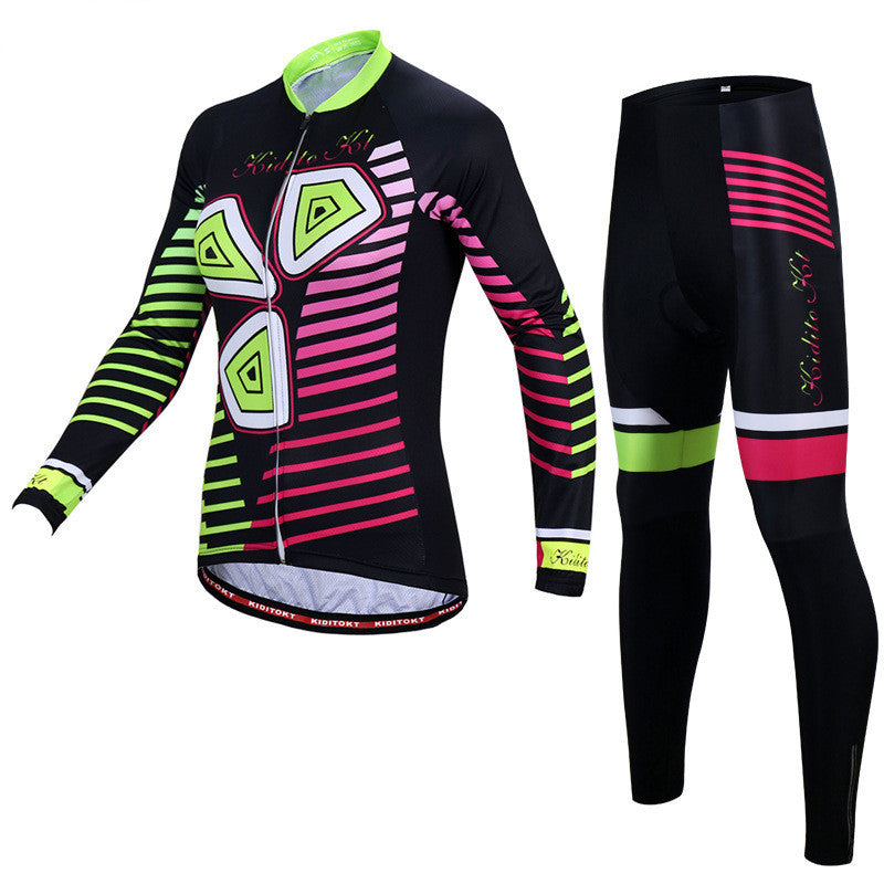 Cycling Wear New Female Autumn Long-sleeved Suit Sunscreen