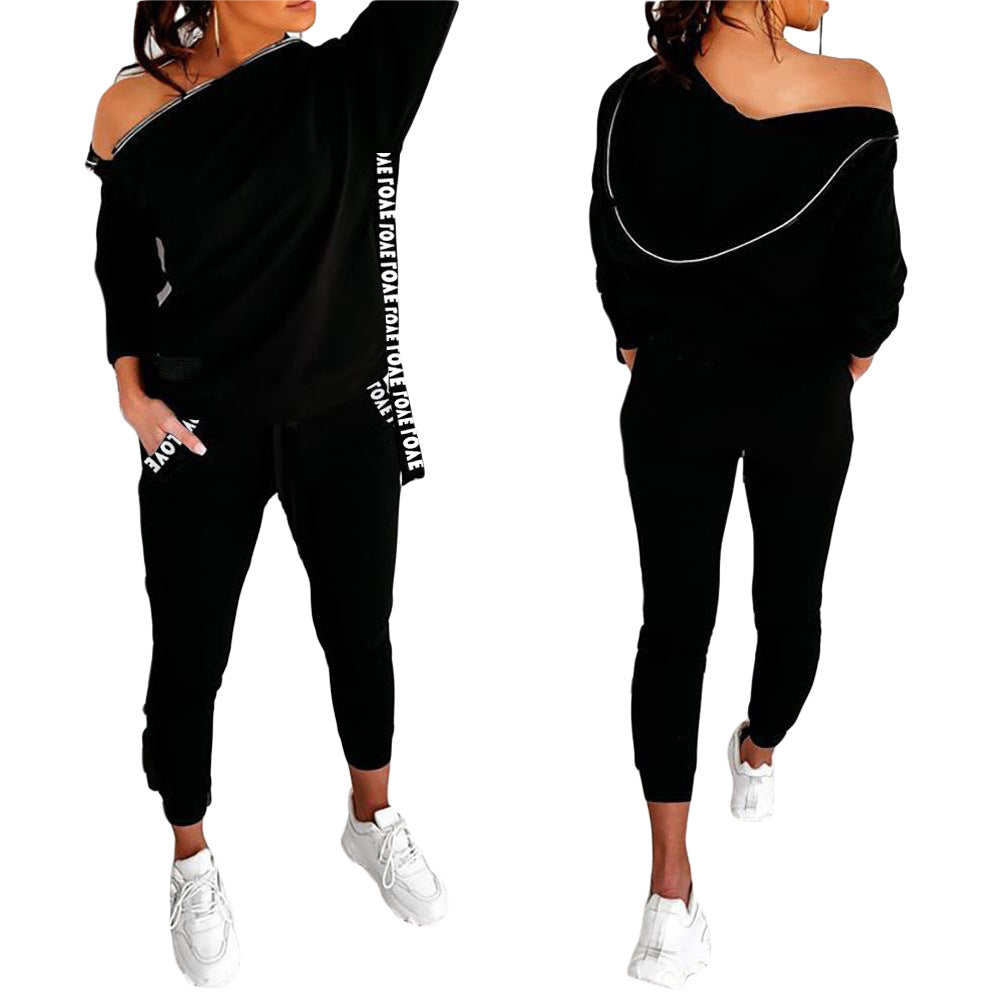 Fashion Casual Street Hooded Women's Sportwears