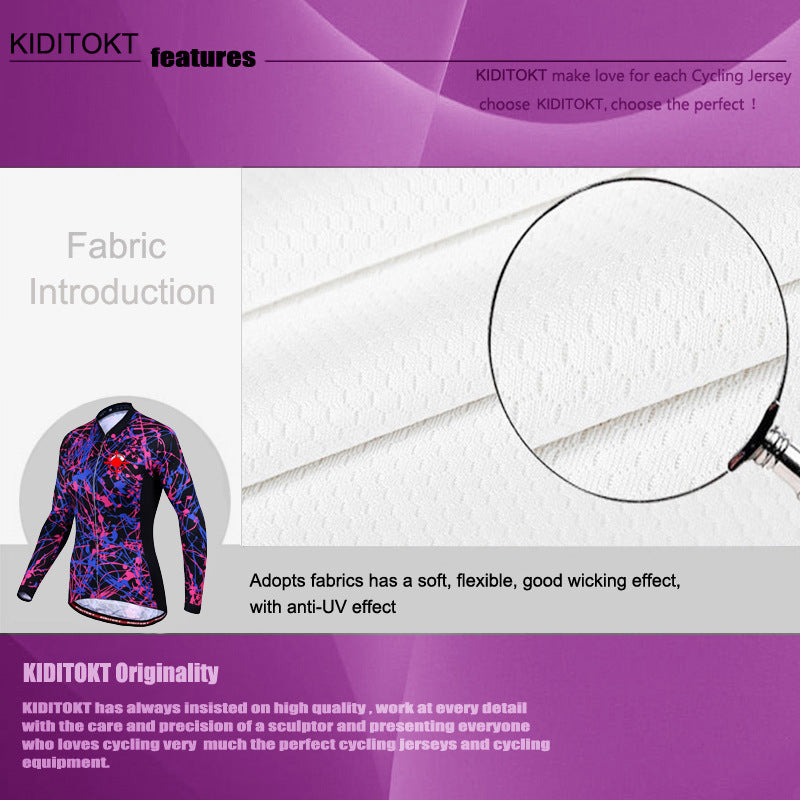 Cycling Wear New Female Autumn Long-sleeved Suit Sunscreen