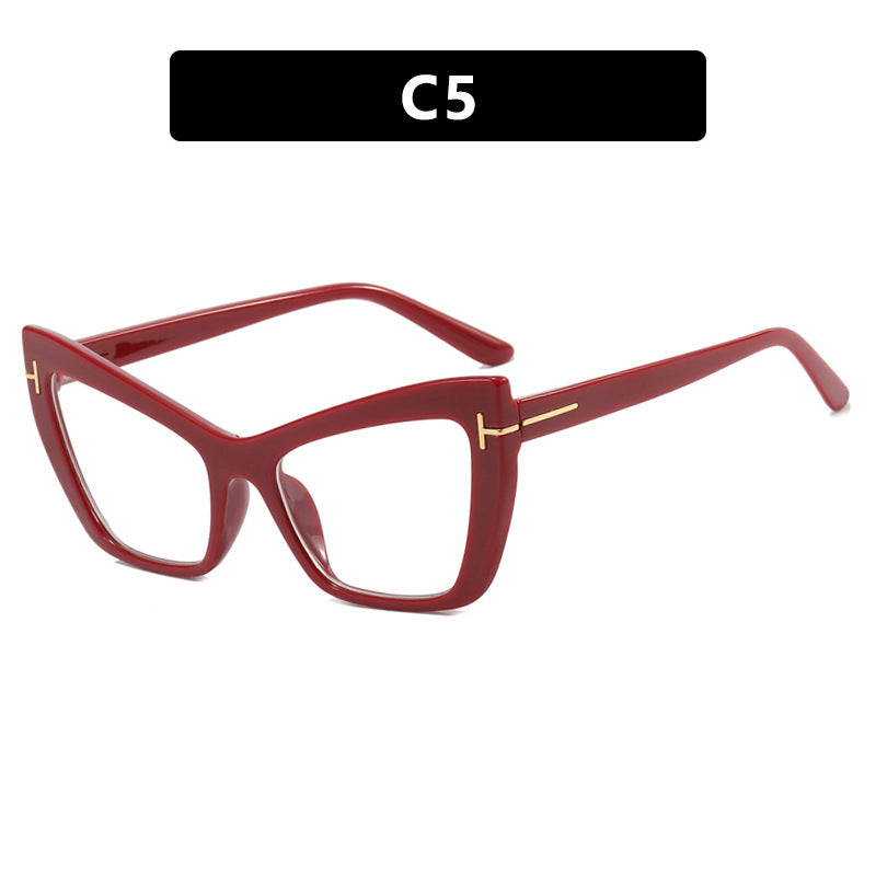 New Fashion Anti-blue Light Flat Lens Glasses