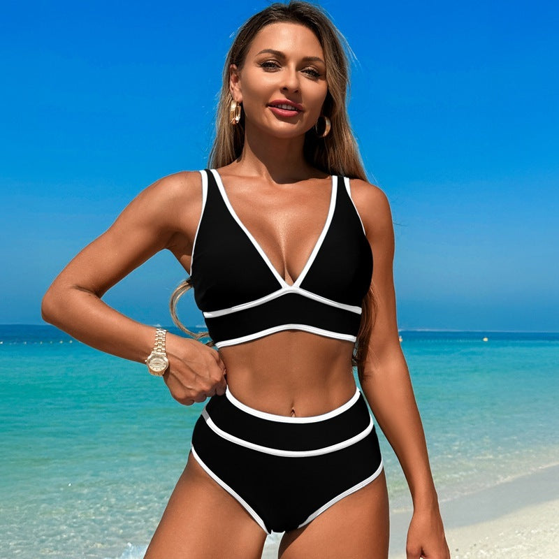 Fashion Bikini Split Swimsuit For Women