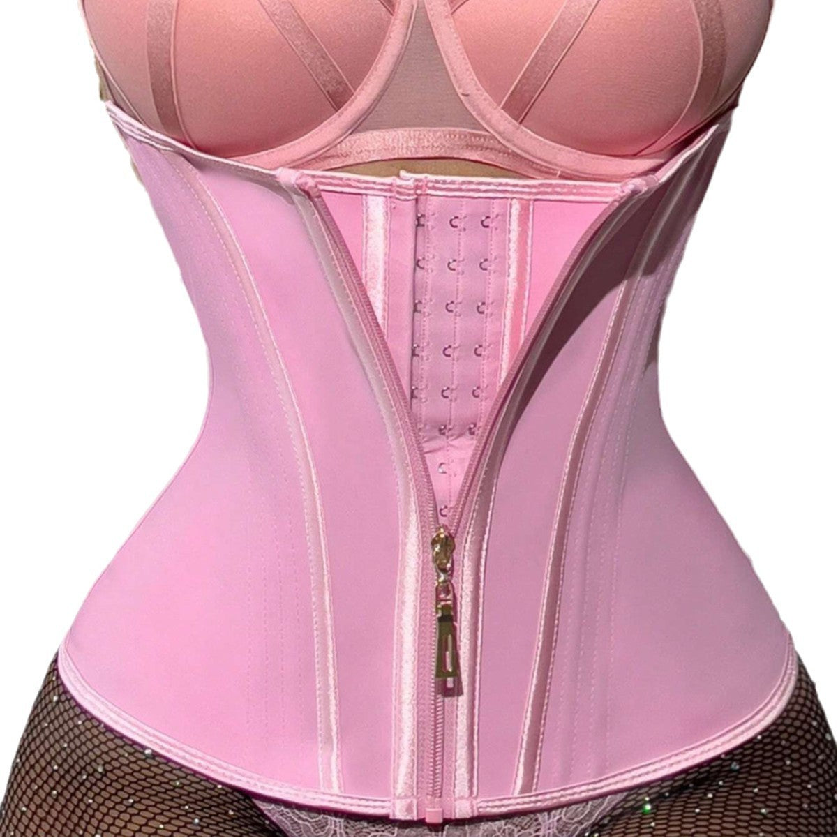 Hourglass Waist Shaping Belt Latex Corset