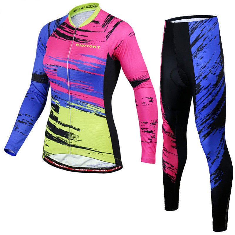 Cycling Wear New Female Autumn Long-sleeved Suit Sunscreen