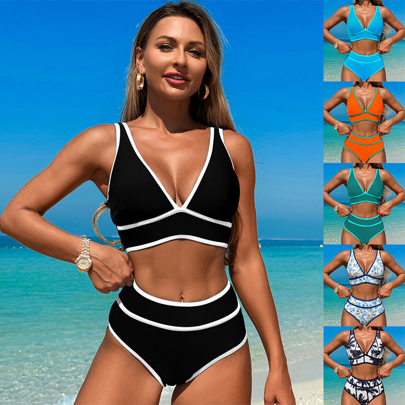 Fashion Bikini Split Swimsuit For Women