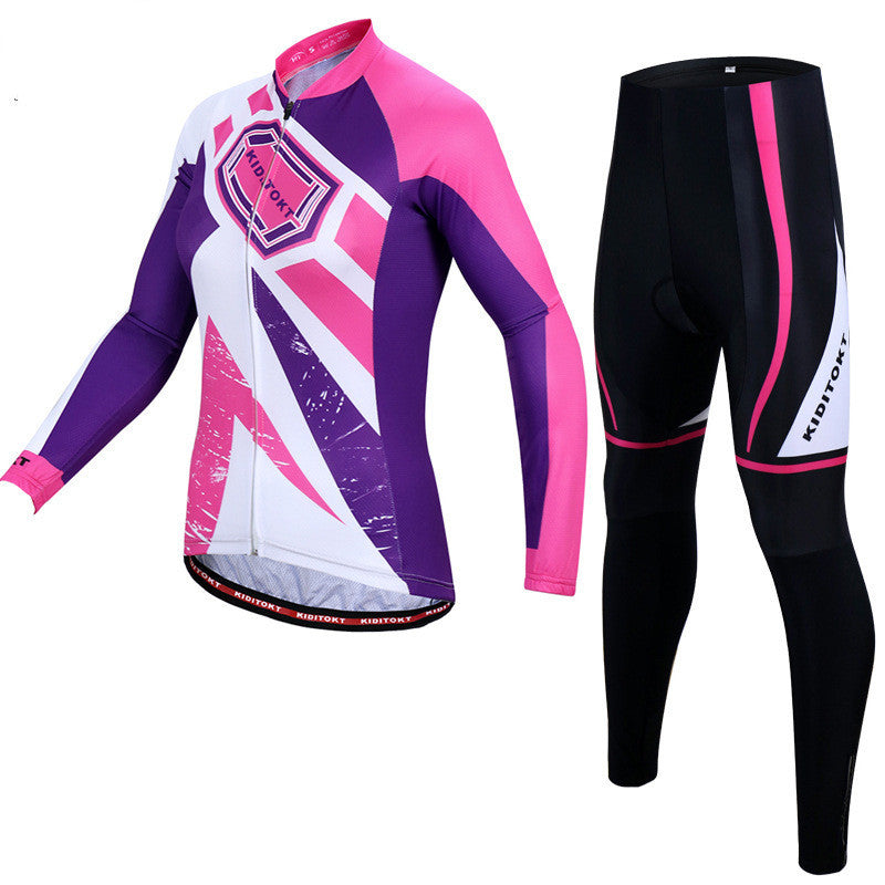 Cycling Wear New Female Autumn Long-sleeved Suit Sunscreen