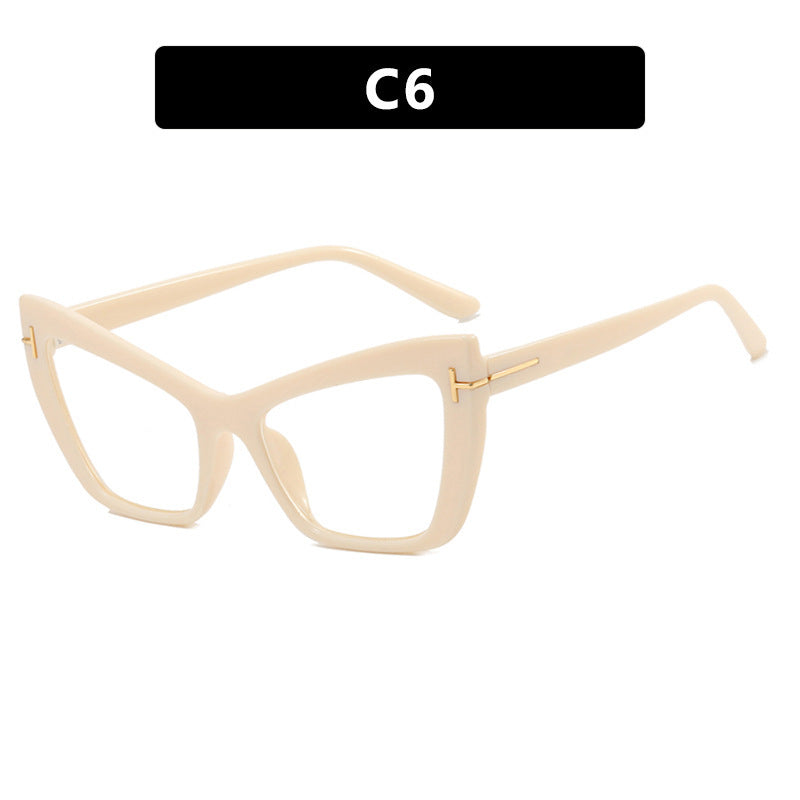 New Fashion Anti-blue Light Flat Lens Glasses