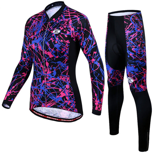 Cycling Wear New Female Autumn Long-sleeved Suit Sunscreen