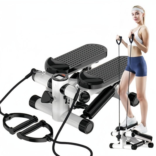 Mini Stepper With Resistance Band, LCD Display Screen, Prohibited From Sale On Walmart Platform